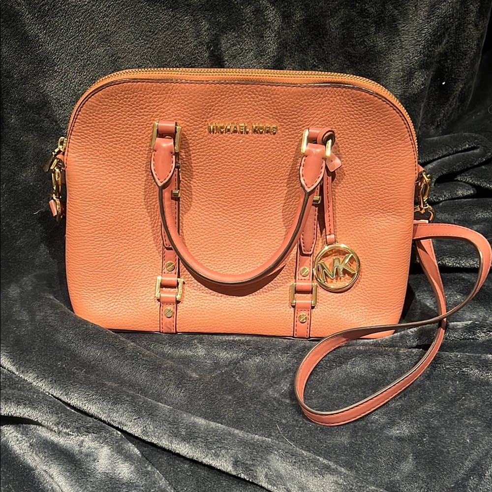 Michael Kors Pink Leather Satchel